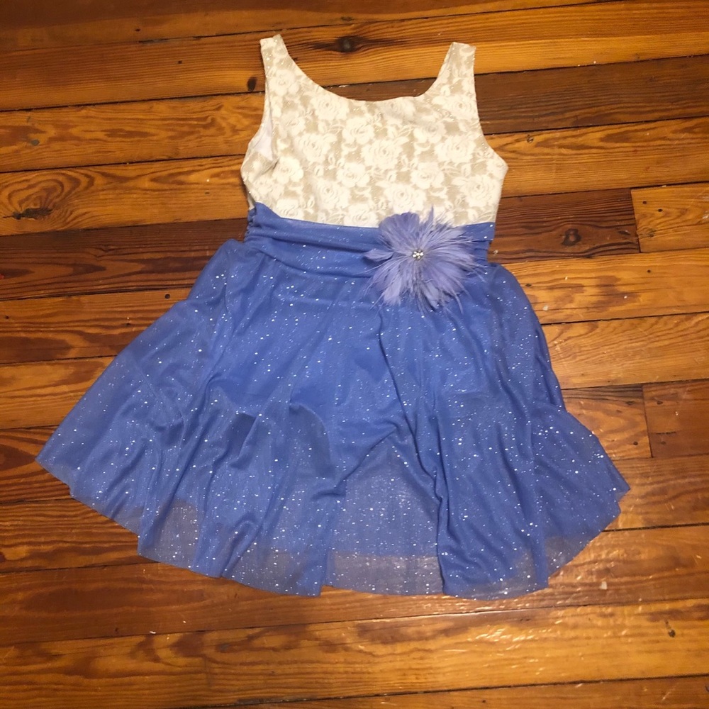 Purple sparkly dress